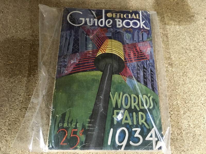 lot 373 image: 1934 Worlds Fair Official Guide Book