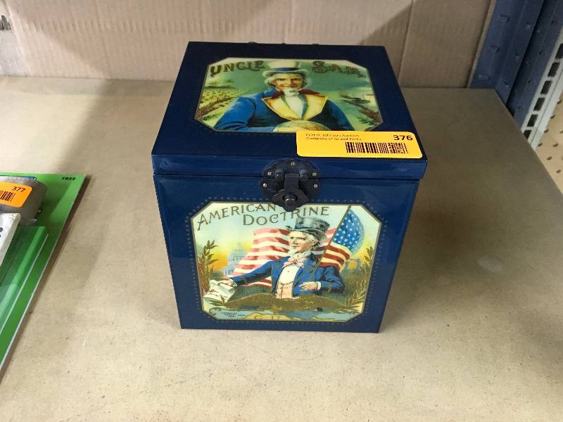 lot 376 image: Uncle Sam In A Box