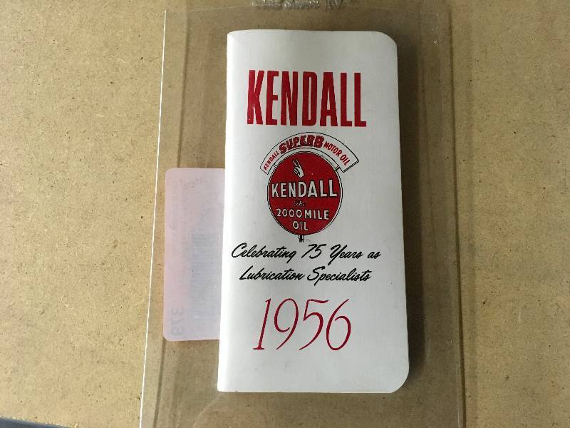 lot 379 image: 1956 Kendall Superb Motor Oil Book