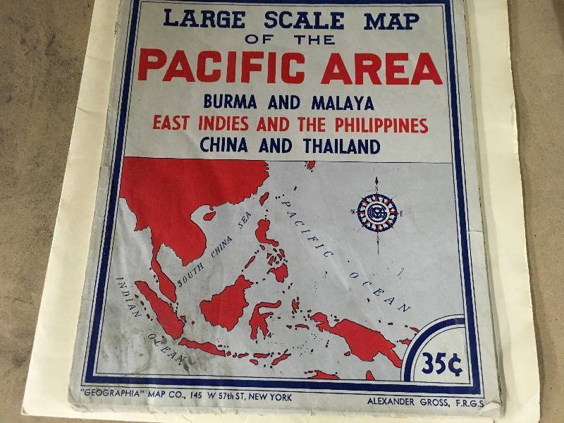 lot 381 image: Large Scale Map Of The Pacific Area