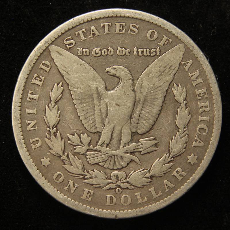 lot 49 image: 1900-O MORGAN SILVER DOLLAR