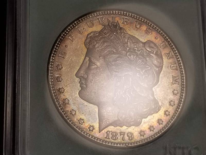 lot 08-A image: 1879-S (rev OF 1878) MORGAN DOLLAR MS63 NTC BETTER DATE COIN