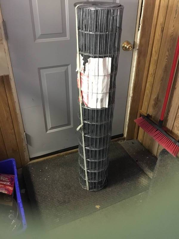 New 4x50 galvanized fence roll.