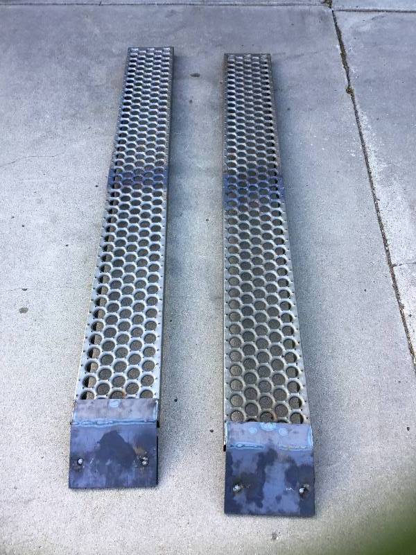 7 pair of utility ramps