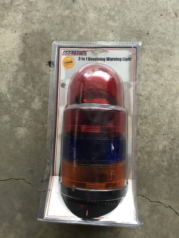 3 in 1 revolving warning light new.