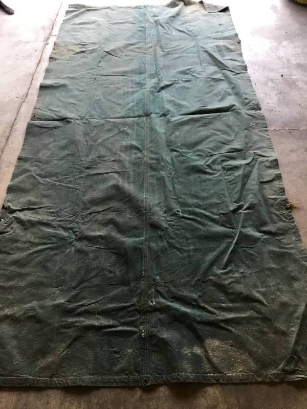 Canvas tarp 11.5 x 5