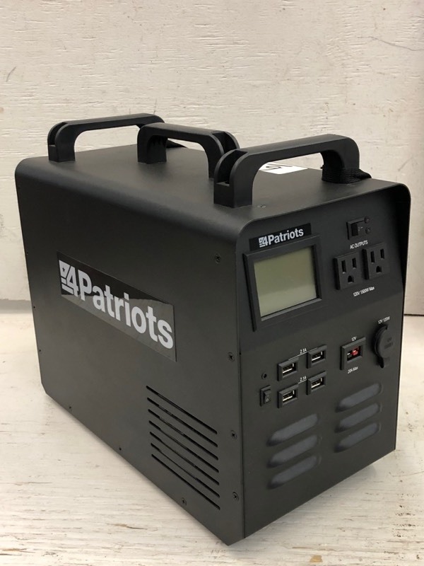 lot 6 image: 4-Patriots Power Generator-1500
