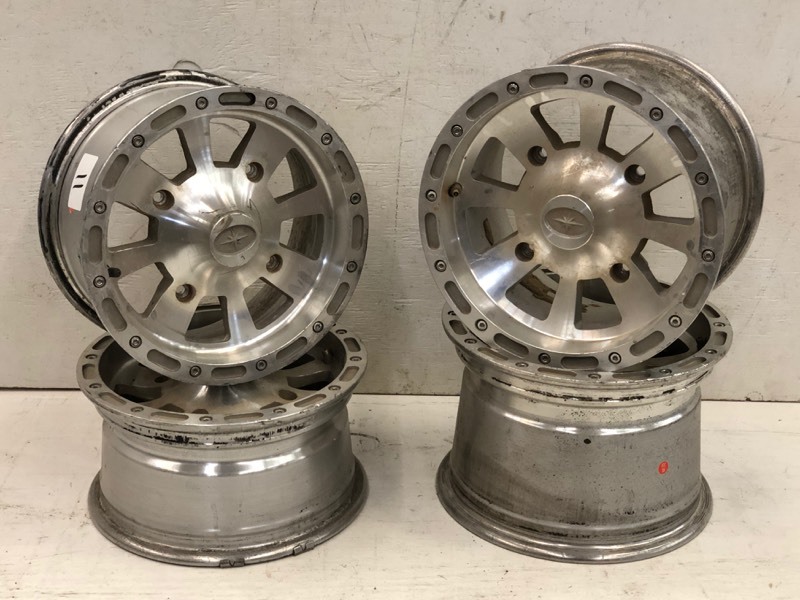 lot 11 image: Set Of (4) ATV Wheels