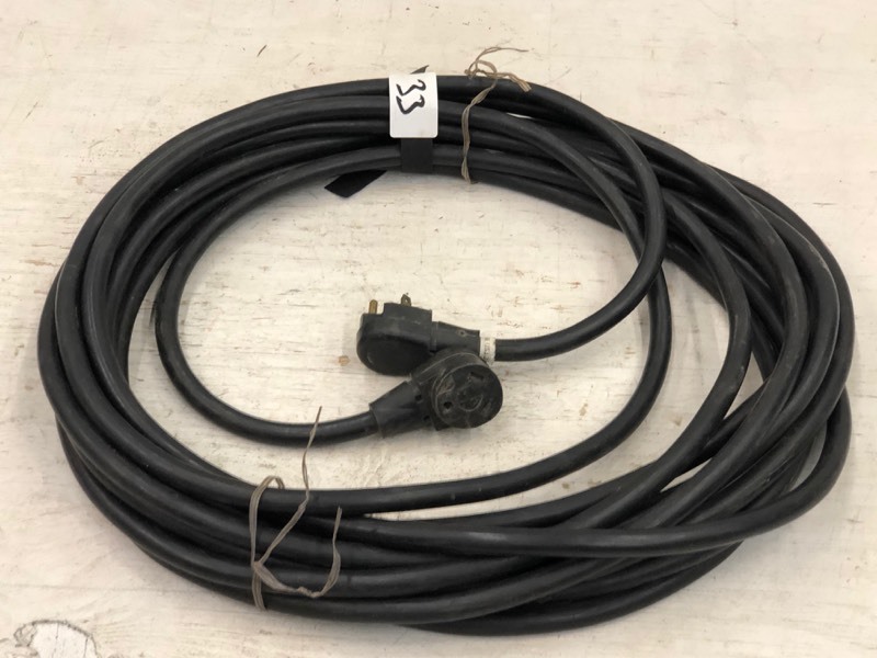 lot 33 image: 50ft R.V. Power Cord