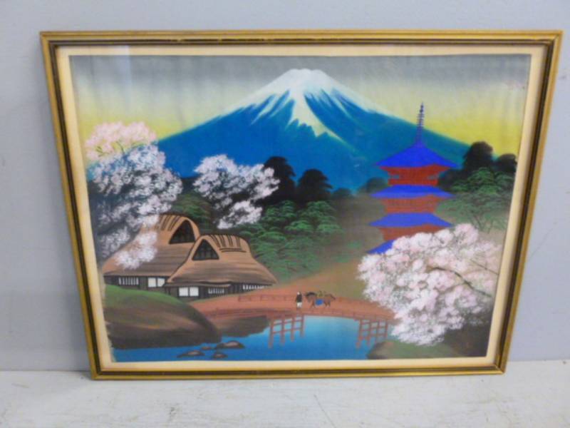 lot 36 image: Vintage Painting