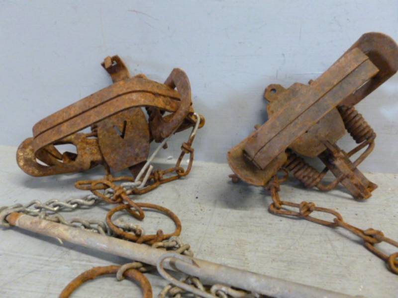 lot 47 image: Vintage Traps
