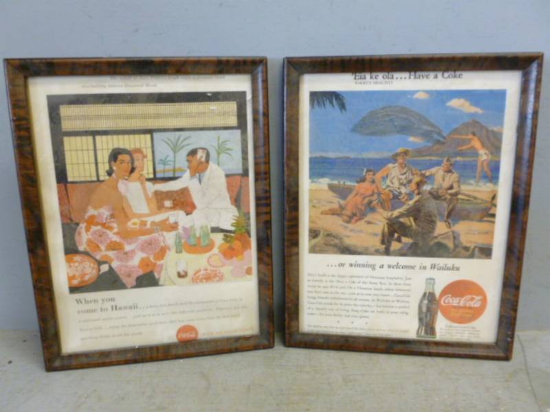 lot 95 image: Vintage Coca-Cola Picture