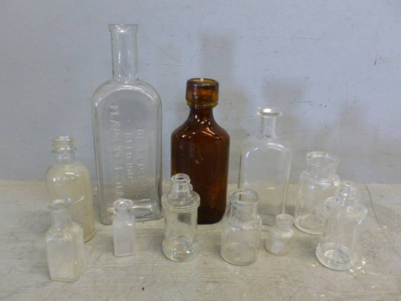 lot 153 image: Vintage Medicine Bottles