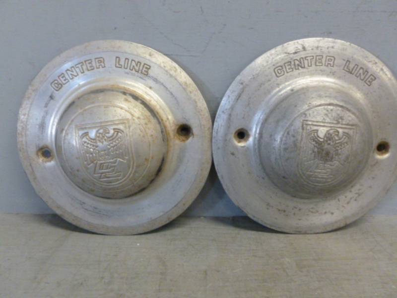 lot 216 image: Vintage Hub Caps