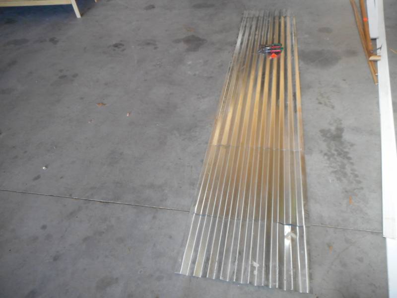 lot 22 image: Corrugated Steel and Snips