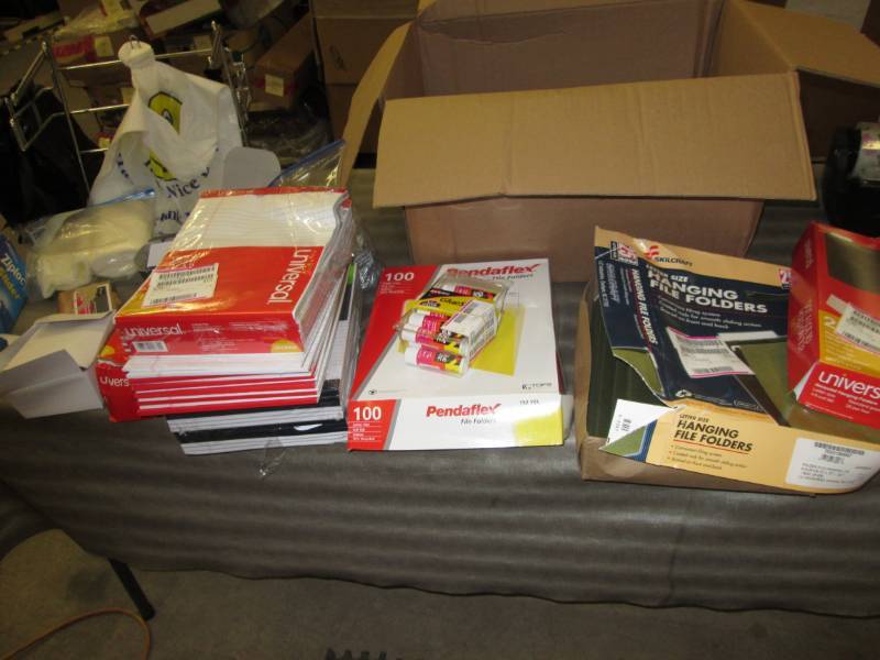 lot 13 image: Hanging Files, File Folders, Glue S...