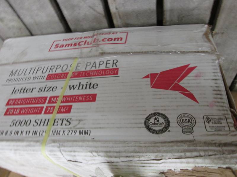 lot 18 image: Case Members Mark Copy Paper 20 lb ...