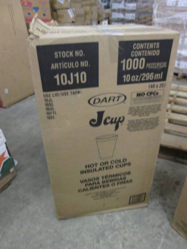 lot 59 image: Dart J Cup HotCold Cups 10 oz 1000...