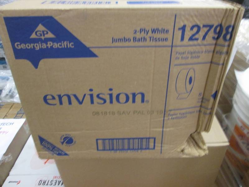 lot 70 image: Envision 2-Ply Jumbo Jr. Toilet Pap...