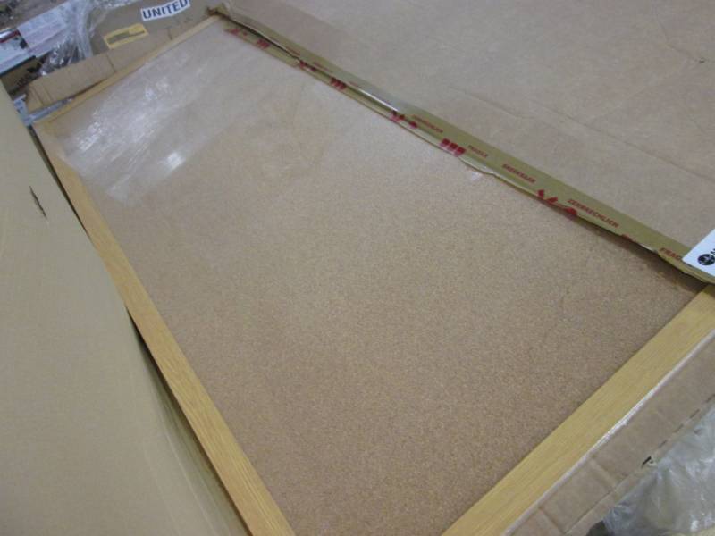 lot 90 image: 3x4 ft Cork Board- has crack...