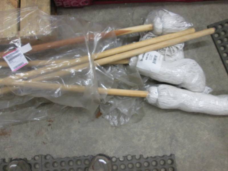 lot 96 image: Lot of 6 Boardwalk Deck Mops 54 inc...