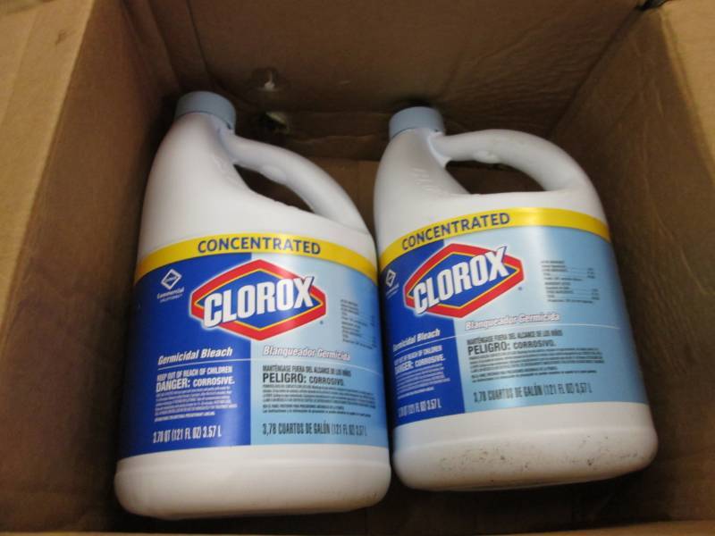 lot 112 image: 2 Clorox Concentrated Bleach 121 fl...