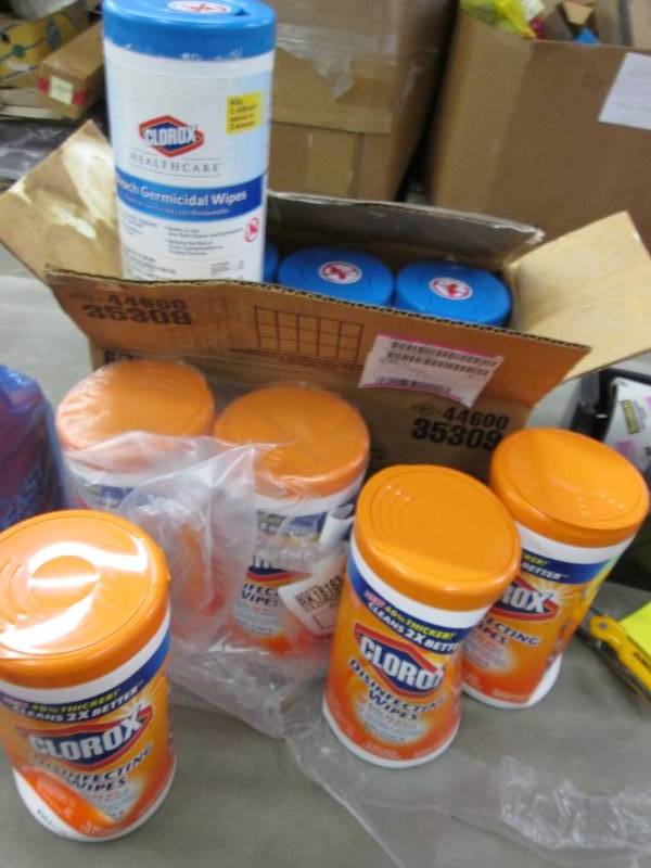 lot 119 image: 10 Canisters of Germicidal & Disinf...
