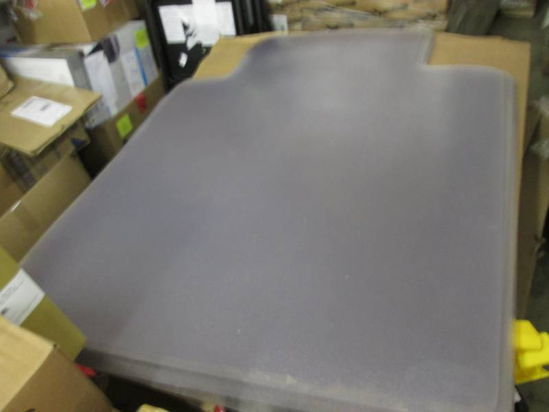 lot 151 image: Lot of 2 Chair Mats 45x53 inches fo...
