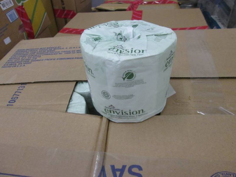 lot 155 image: Case of Envision 2 ply Embossed Bat...
