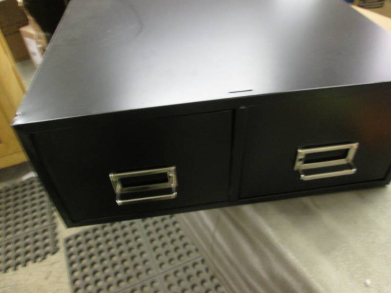 lot 210 image: 5x8 Card File Drawers Double - dent...