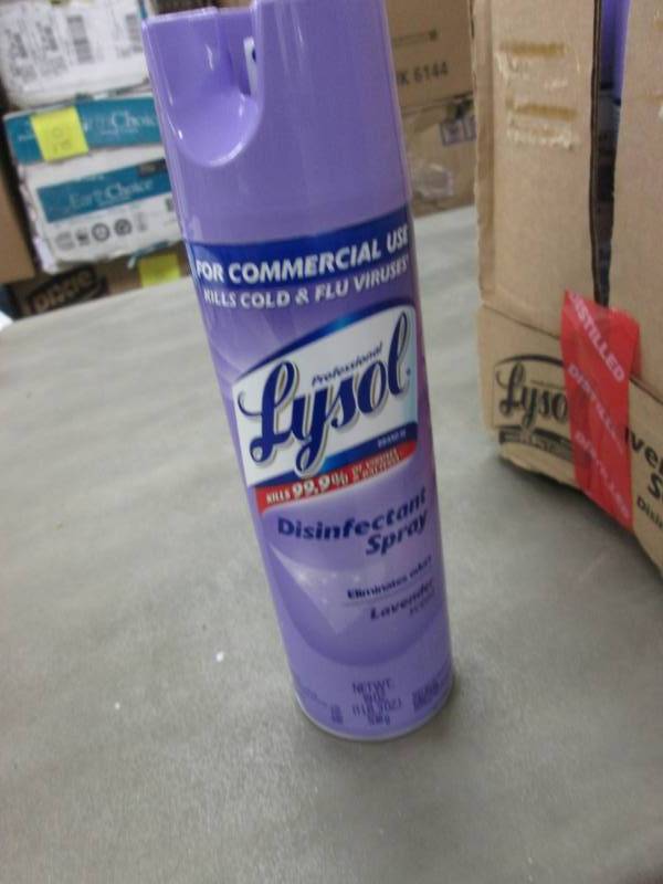 lot 221 image: 11 Lysol Professional Disinfectant ...