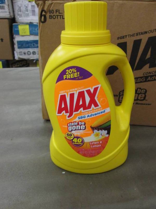 lot 233 image: Case of 6 Ajax SBG Advanced Laundry...