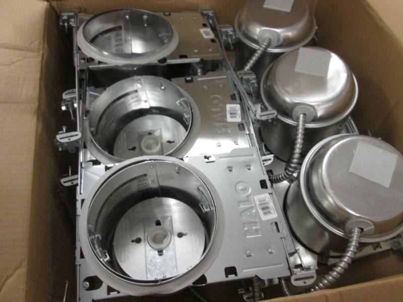 lot 244 image: Halo H7 6 in. Aluminum Recessed Lig...