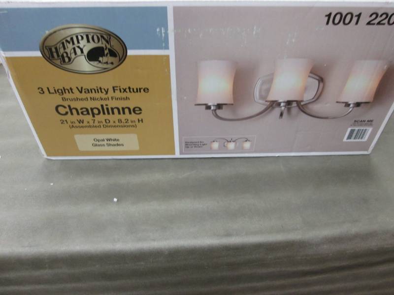 lot 251 image: Hampton Bay Chaplinne Collection 3-...