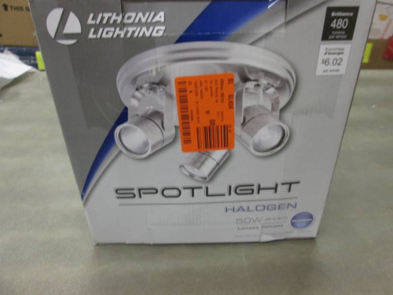 lot 257 image: Lithonia Lighting Round Mesh Back 9...