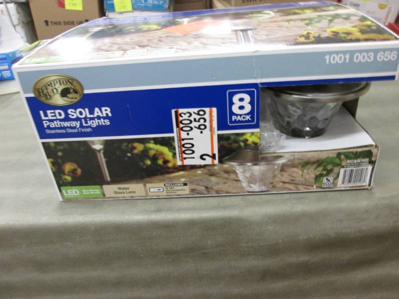 lot 270 image: Hampton Bay Solar Stainless Outdoor...