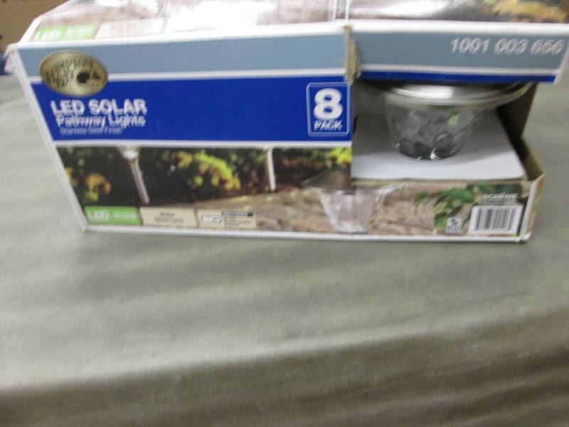lot 271 image: Hampton Bay Solar Stainless Outdoor...