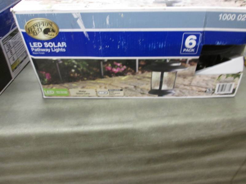 lot 275 image: Hampton Bay Solar Black Outdoor Int...