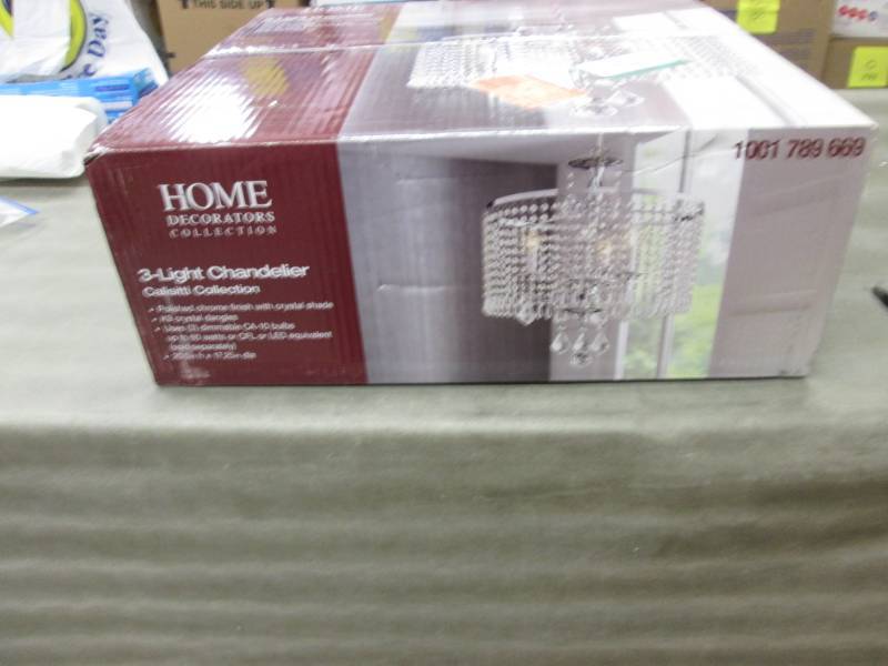 lot 282 image: Home Decorators Collection 3-Light ...