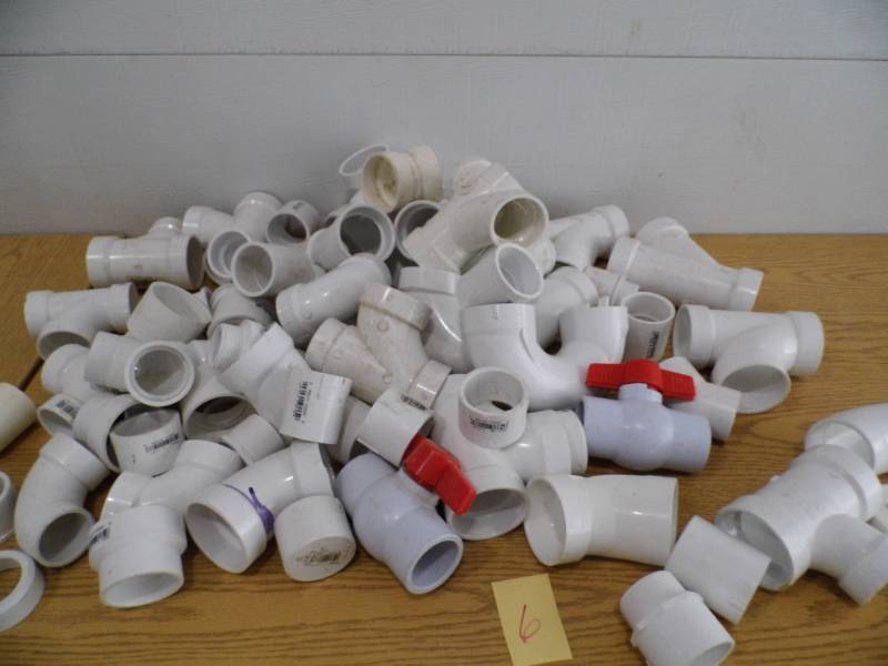 lot 6 image: Assorted PVC Plumbing