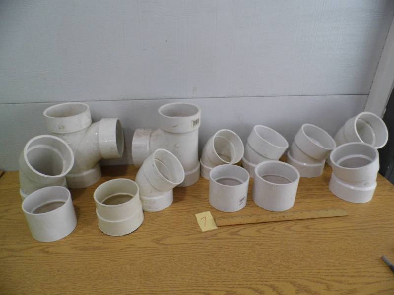 lot 7 image: Assorted PVC Plumbing