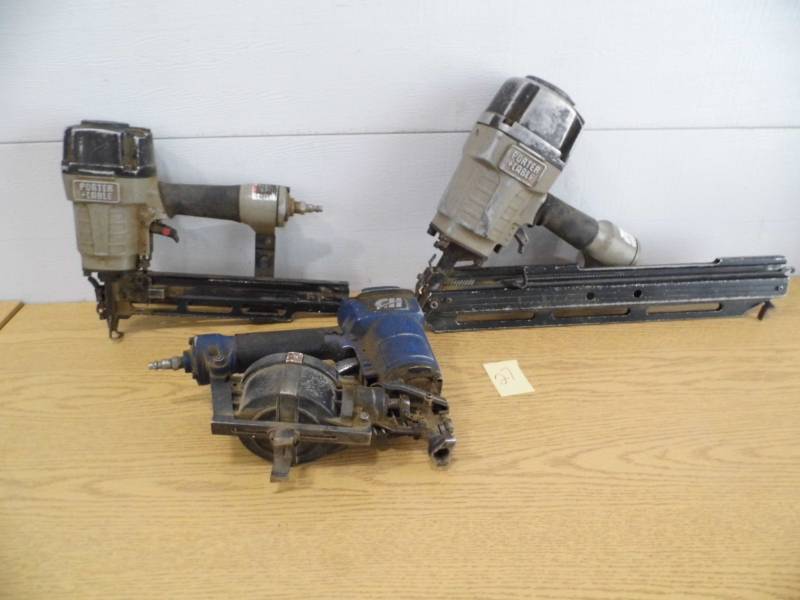 lot 27 image: Lot of 3 Nail Guns