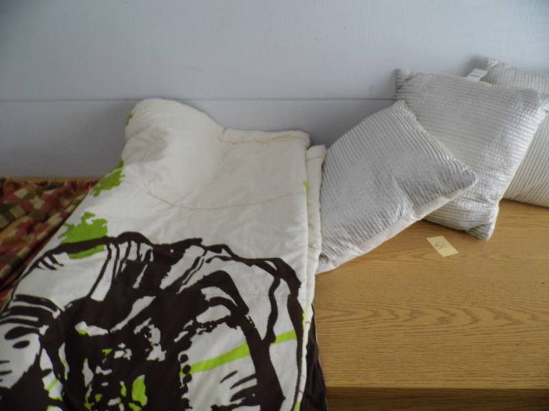 lot 51 image: Full Size Comformter w Pillows