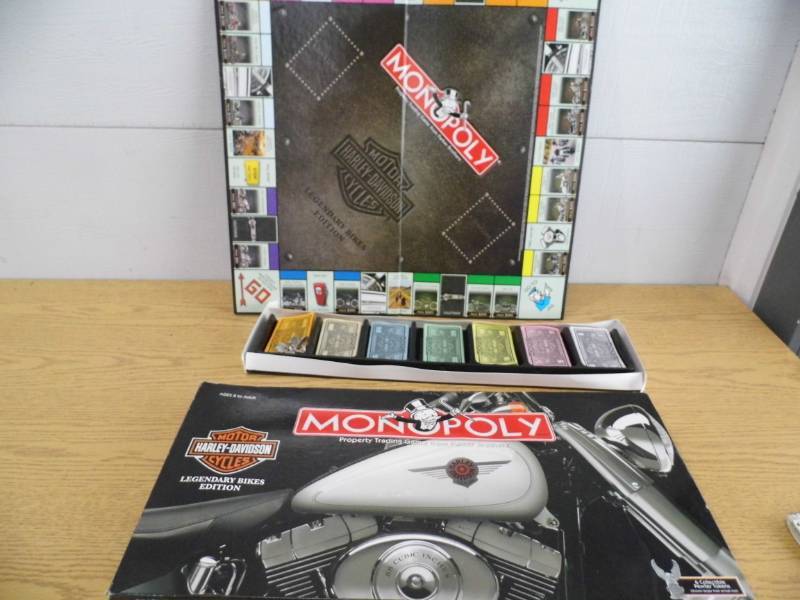 lot 101 image: Harley Davidson Monopoly
