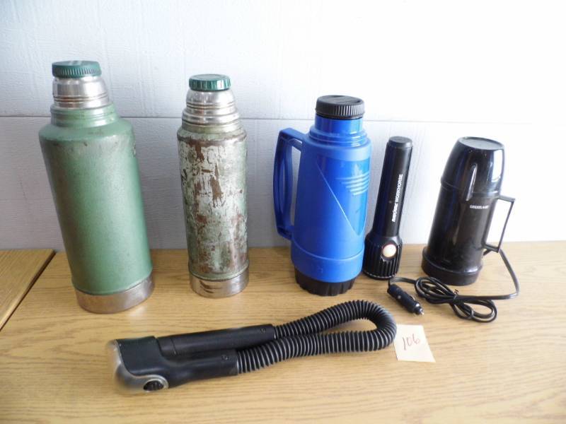 lot 106 image: Thermoses - Flashlights