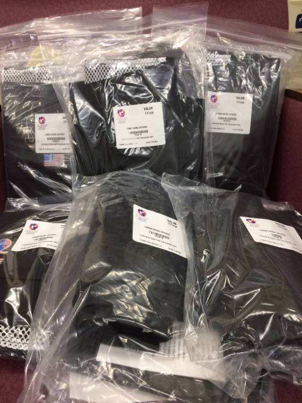 NEW IN PACKAGE LARGE LOT OF LUMBAR SACRAL ORTHOSIS LOMBROSACRAL SUPPORT CORSET WITH THERMOPLASTIC SUPPORT - SIZES MEDIUM TO 5XL - A FEW OF THEM ARE MISSING THE THERMOPLASTIC SUPPORT PIECE