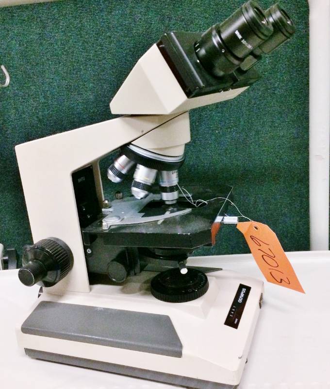 WOW SELLING ONLINE USED $1600 Olympus BH-2 Power Binocular Miscroscope BHTU With 3 Objectives 4x, 10x, 40x Magnication Lenses - Excellent Working Condition