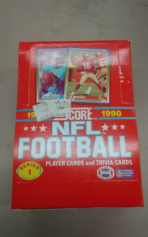 1990 Score NFL Football Player & Trivial Cards  Series 1 Unopened