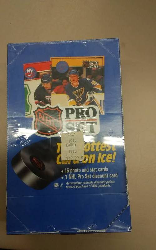 1990 NHL Pro Set Unopened