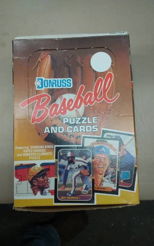 Donruss Baseball Puzzle Cards 1986 Opened